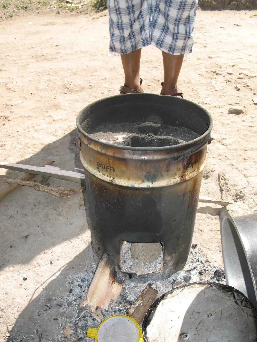 Aerial photo: clean cookstoves