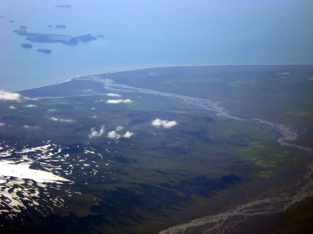 Aerial photo: blue carbon